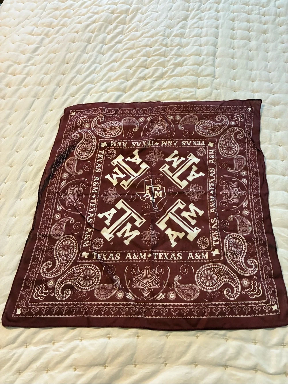 Texas A&M Maroon Bandana Scarf